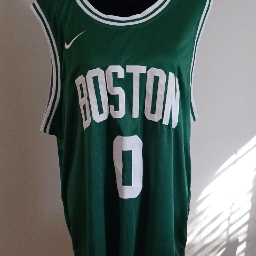 Nike Boston Green Basketball Jersey